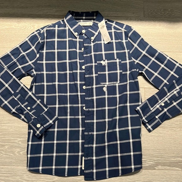 NWT Abercrombie Kids Button Down 11/12 - Picture 1 of 6